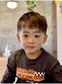 冬髪ショートキッズマッシュ【キッズカット/メンズヘア】