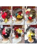 成人式、卒業式ヘアセット