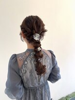 コバルト(Cobalt)&nbsp;ヘアセットお呼ばれ編みおろしアレンジ