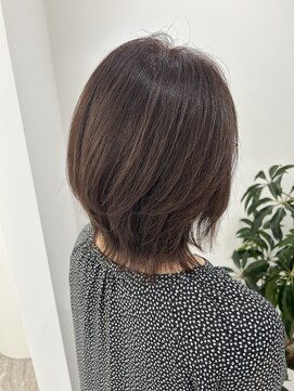 グラムヘアー(GLAM HAIR) 大人かわいいくびれミディアムスタイル