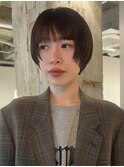 オリーブベージュ 透明感カラー　髪質改善　MISAKI 丸の内