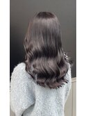 濃厚アッシュグレージュ。#ツヤ髪