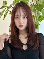 ヘアサロンラルガ 下曽根店(Hair salon Raruga)&nbsp;ハイライトカラーミルクティーベージュレイヤーカット