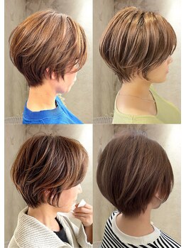 シェノン(CHAINON)の写真/【カット2500円～】《ショートヘアは“似合わせ×技術力”が鍵》あなたの魅力を最大限に引き出します！
