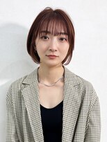 セイル(Sail) シースルーバングの大人丸みボブ