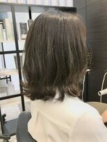 アニー 松戸(ANNI)&nbsp;ホワイトグレージュ/ミニウルフ/デジタルパーマ/チェリーブラウ