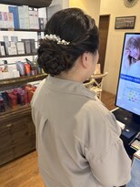 ビーバイシージャストビューティー(B by C just beauty)&nbsp;ヘアアレンジ　パーティヘア
