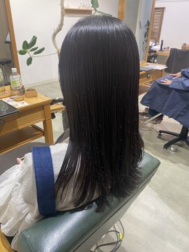 うるツヤストレートセミロング髪質改善トリートメント30代40代