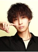 【LIPPS天神】ラウンドマッシュツイスト波巻きパーマヘア