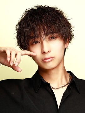 リップス 天神(LIPPS) 【LIPPS天神】ラウンドマッシュツイスト波巻きパーマヘア