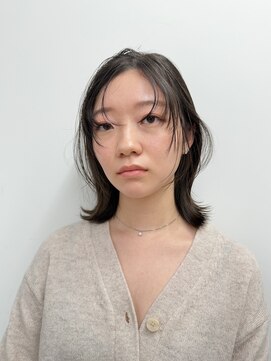 エアー 横浜(AIR) 【寺本】外ハネミディアム顔周りレイヤー