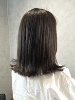 ラック(LUCK)&nbsp;オリーブグレージュ/船橋/くすみベージュ/細めハイライト