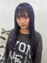 エイト プラット 渋谷2号店(EIGHT plat)&nbsp;ラベンダーブルー　　ケアブリーチカラー　　2/10