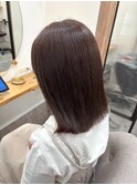 透明感アッシュブラウン