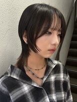 パーク(PAAQ)&nbsp;ウルフカット /ショートウルフ/黒髪 /カット /顔周りカット