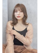 ヘアーラニッシュ 船橋店(hair Lanish)&nbsp;韓国風セミロング／アースカラー