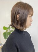 ショートヘア顔周りレイヤーブリーチダブルカラーショートボブ