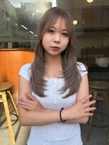 タップコーヴォ(TAP covo)&nbsp;金沢駅　柔らかレイヤー×ミルクティーグレージュ
