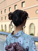 バサラ 大阪梅田店(VASARA)&nbsp;浴衣　推し活　　ロング　へアメ　ヘアセット　大阪
