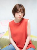 フェミニンショートボブ