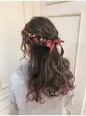 crop es 湘南辻堂  yuuka☆リボンハーフアップ