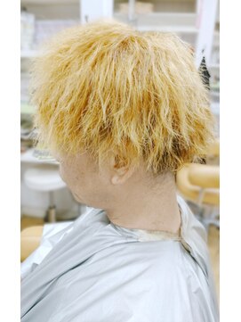 金髪ツイストパーマ L トゥエンティーフォー 24 のヘアカタログ ホットペッパービューティー