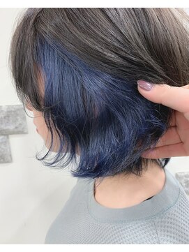 シーズンズセントリック 吉祥寺(SEASONS Centric) 【トレンドインナーカラー】ネイビーブルー