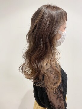 アッシュ 高円寺店(Ash) ハイライト×ベージュ