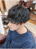 王道マッシュ☆ツイストスパイラルパーマ☆