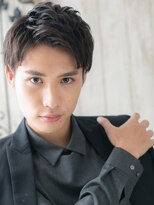 トニーアンドガイ メン 与野駅前店(TONI&GUY MEN)&nbsp;グレージュカラーでモテツーブロックメンズショートf与野