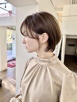 アールヘアーデザイン 千種(r hair design)&nbsp;千種耳かけショートヘア♪
