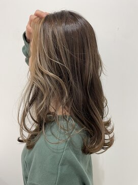 グランデ(GRANDE) フェイスフレーミング/ベージュ×グレージュ