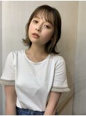 ぱつっとボブ×インナー