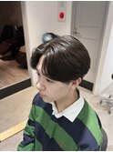 韓国風センターパート×ニュアンスパーマ