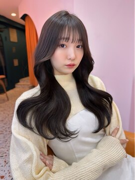 ボタン シブヤ(VOTAN SHIBUYA) 韓国ヘア/くびれヘア/顔まわりカット/前髪あり/