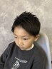 親子カット(お父さんはシャンプー付、小学生まで)4600円
