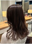 ミルクティーベージュダブルカラーケアブリーチインナーカラー