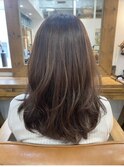 20代30代モテ髪セミディベージュブラウン