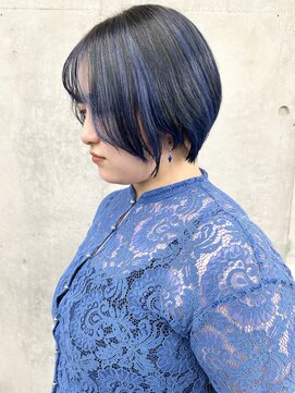 モリオ(morio) *愛されかわいいグラデーションボブアンブレラカラー30代40代2