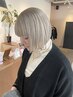 【ブロンド】カット＋ケアハイブリーチ＋TOKIO超音波TR