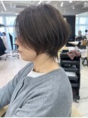 ショートボブ髪型20代30代40代50代前髪あり前髪なし面長丸顔小林