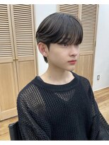 メンズシースルーマッシュ