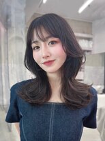 フィヴェント(Fivent) 美髪韓国レイヤーイメチェン夏ハイライトカラーくびれヘア