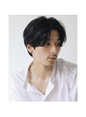 大人のメンズに!短すぎる髪が苦手な方のセンターパート