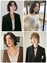 《TOMOYA》....細部までこだわった女性らしさのある柔らかスタイル... 〈Instagram〉@neelu_tomoya