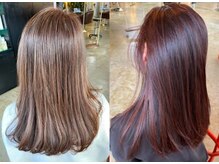 「お洒落な髪色にしたいけど、頭皮がしみる…」「肌が弱い」そんなアナタにゼロタッチカラー＋ハイライト