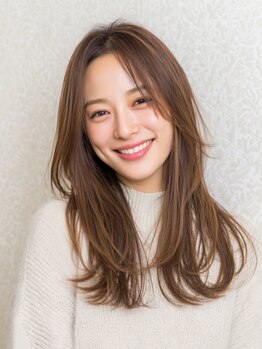 アノ 渋谷(ano)の写真/★透明感のあるイルミナカラーで肌色まで明るく♪絶妙な「くすみ感×透明感×柔らかさ」が◎