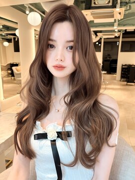 マインバイアフロートギンザ(MYNE by AFLOAT GINZA) レイヤーカット/顔周り/グレージュ/マロンベージュ