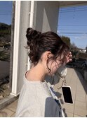 お団子ヘア