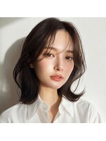 アンサ 長岡天神店(ANSA)&nbsp;大人可愛い20代30代40代小顔ウルフレイヤーボブ/ひし形ボブ
